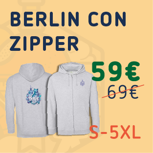 Berlin Con Zipper with Design 2027—Available for pre-order until May 9, 2027