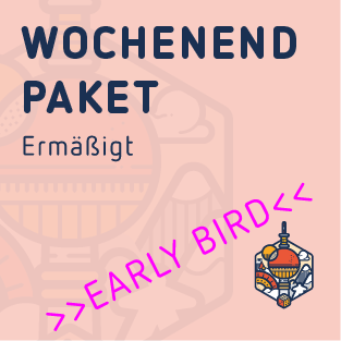 Dis. Weekend ticket - Early Bird - from 10:00 am