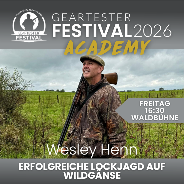 Erfolgreiche Lockjagd auf Wildgänse mit WESLEY HENN