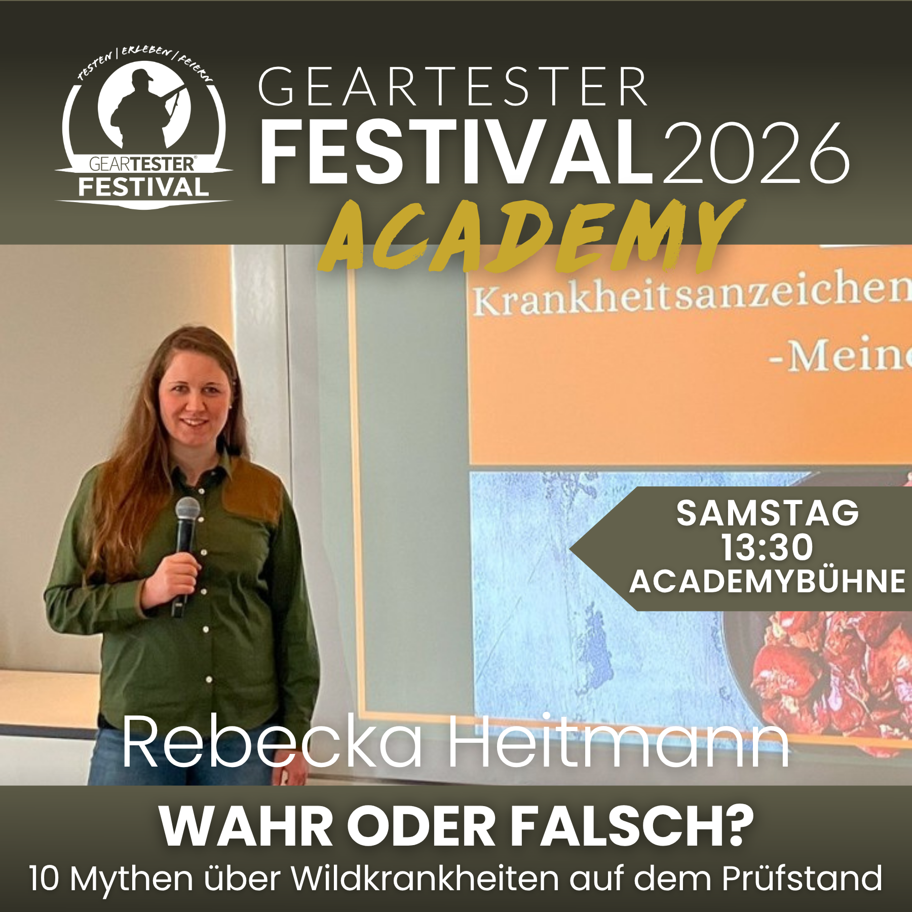 Wahr oder Falsch? 10 Mythen über Wildkrankheiten auf dem Prüfstand mit REBECKA SCHULZ