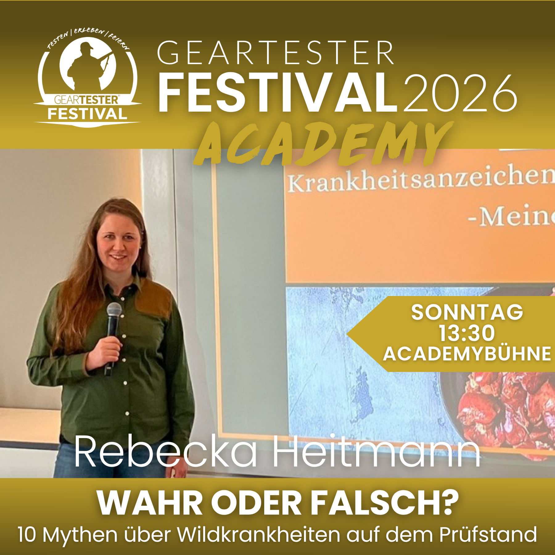 Wahr oder Falsch? 10 Mythen über Wildkrankheiten auf dem Prüfstand mit REBECKA SCHULZ