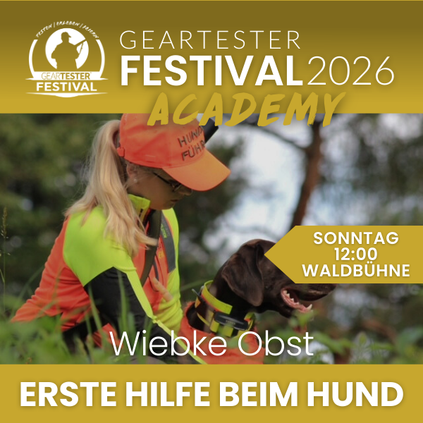 Erste Hilfe beim Jagdhund – Praxiskurs „Hands on“ mit WIEBKE OBST